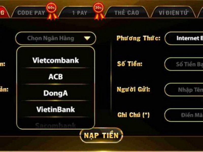 Cách nạp tiền khó hay không? - Câu hỏi thường gặp tại Top88