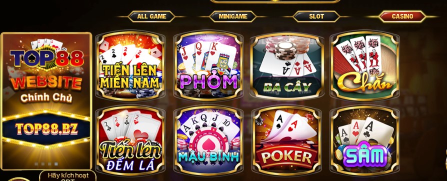 Giới thiệu tổng quan về Poker Online Top88