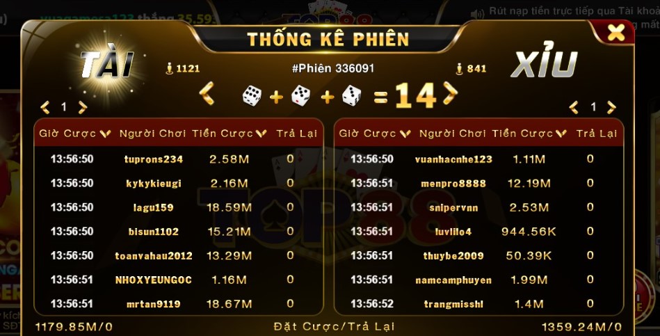 Thắc mắc khi chơi Tài xỉu MD5 Top88